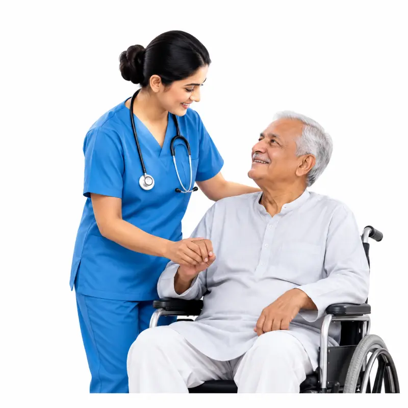 in home nursing care a nurse taking care of a patient